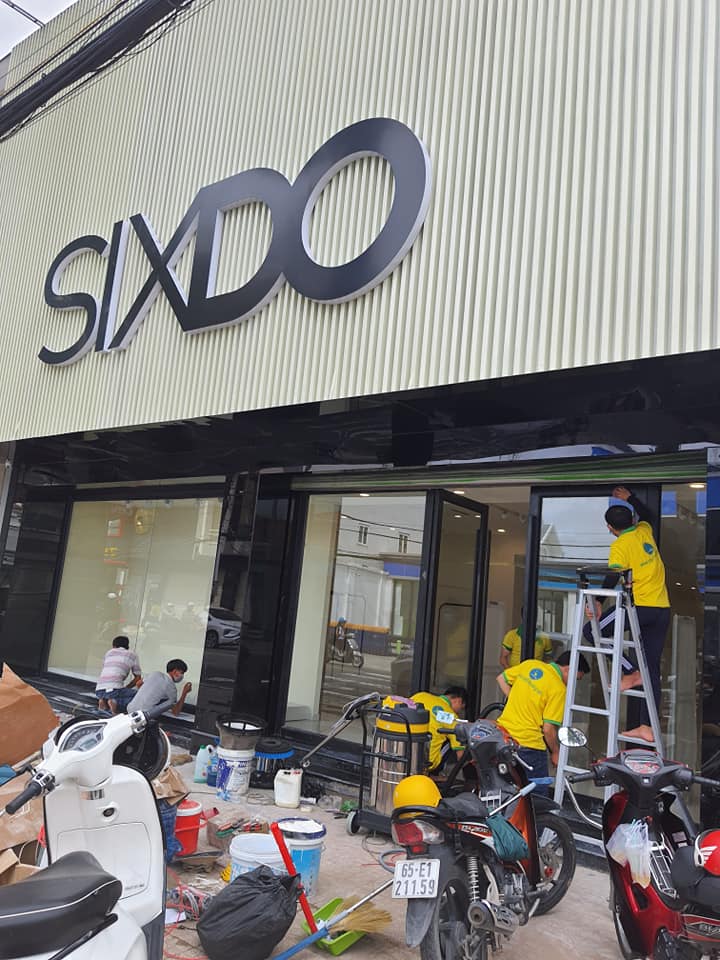 dịch vụ tổng vệ sinh cửa hàng sixdo