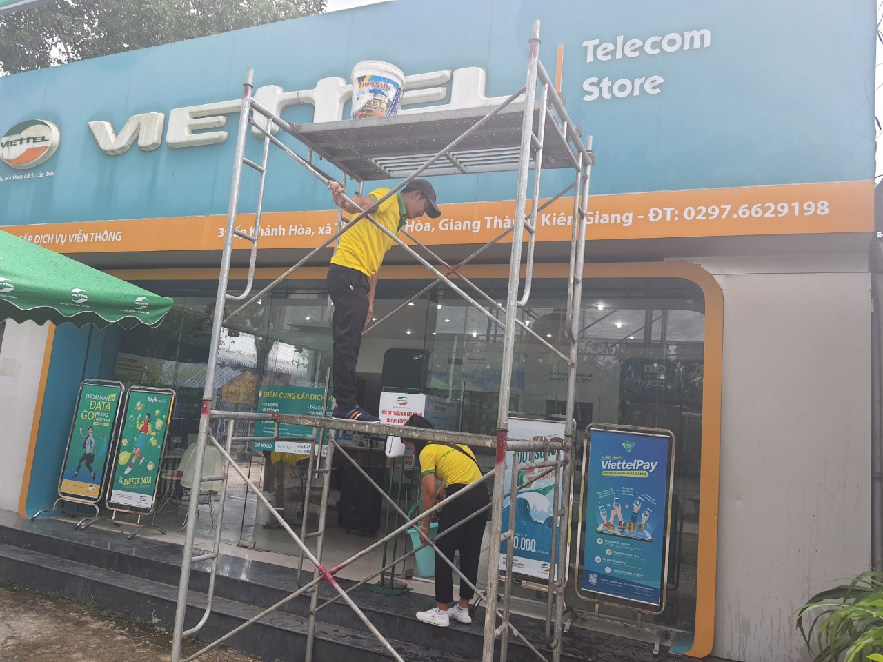 tổng vệ chuỗi cửa hàng viettel kiên giang