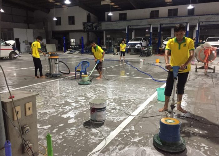 Dịch Vụ Chà Sàn Đánh Bóng Sàn
